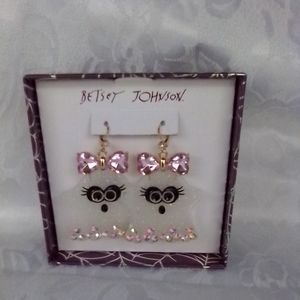 Betsey Johnson Ghost Halloween Earrings